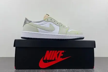 Jordan 1 Retro Low White Ghost Green Black  DM7837-103 HighQuality 4181 