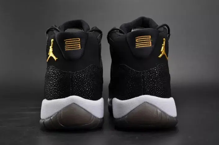 Jordan 11 Retro Heiress Black Stingray (GS) 852625-030 WellDesigned 4609  DFB1263