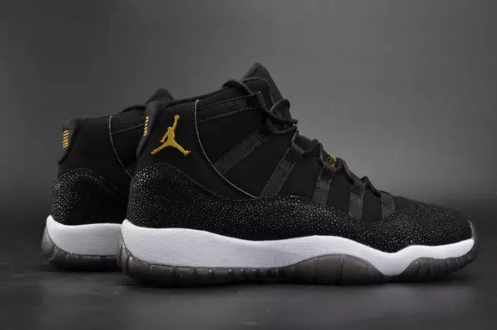 Jordan 11 Retro Heiress Black Stingray (GS) 852625-030 WellDesigned 4609 