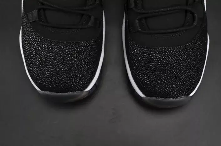 Jordan 11 Retro Heiress Black Stingray (GS) 852625-030 WellDesigned 4609 