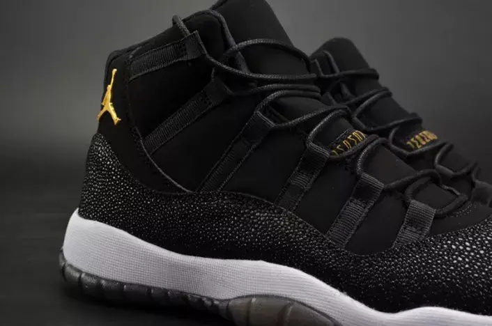 Jordan 11 Retro Heiress Black Stingray (GS) 852625-030 WellDesigned 4609 