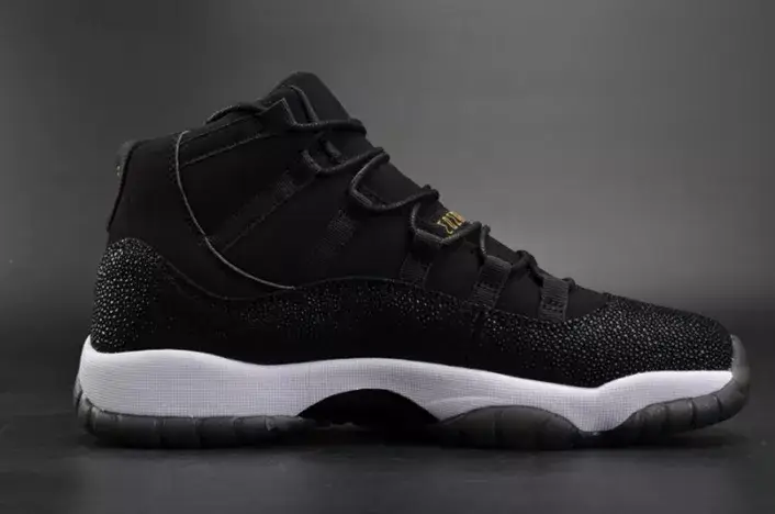 Jordan 11 Retro Heiress Black Stingray (GS) 852625-030 WellDesigned 4609 