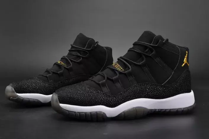Jordan 11 Retro Heiress Black Stingray (GS) 852625-030 WellDesigned 4609 