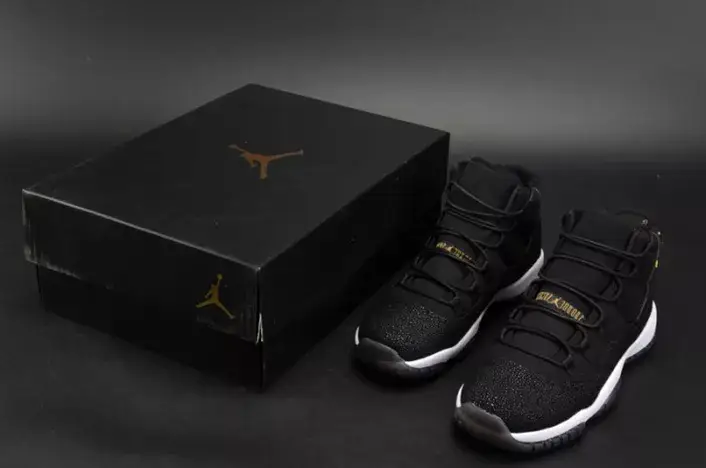 Jordan 11 Retro Heiress Black Stingray (GS) 852625-030 WellDesigned 4609 
