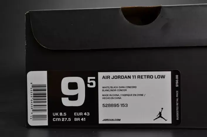 Jordan 11 Retro Low Concord 528895-153 Trendy 7634 