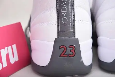Jordan 12 Retro White Dark Grey  130690-160 Minimalist 5459  ECDCA137