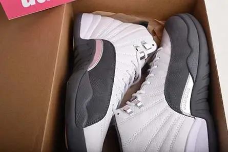Jordan 12 Retro White Dark Grey  130690-160 Minimalist 5459 