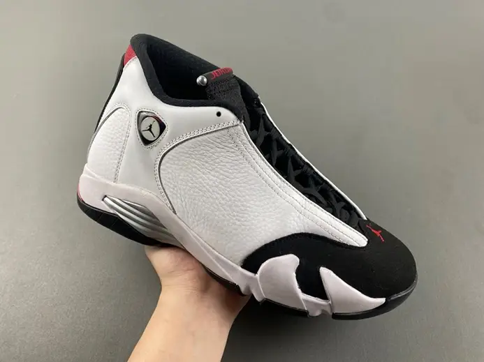 Jordan 14 Retro Black Toe  487471-160 Bright 5321 
