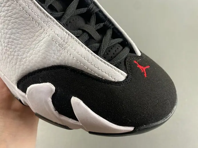 Jordan 14 Retro Black Toe  487471-160 Bright 5321 