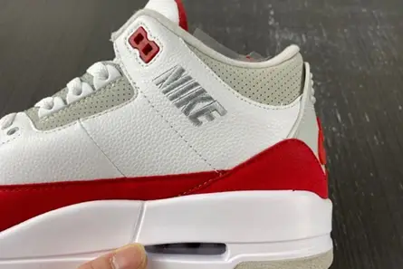 Jordan 3 Retro Tinker White University Red CJ0939-100 Vibrant 3399  DAAA396