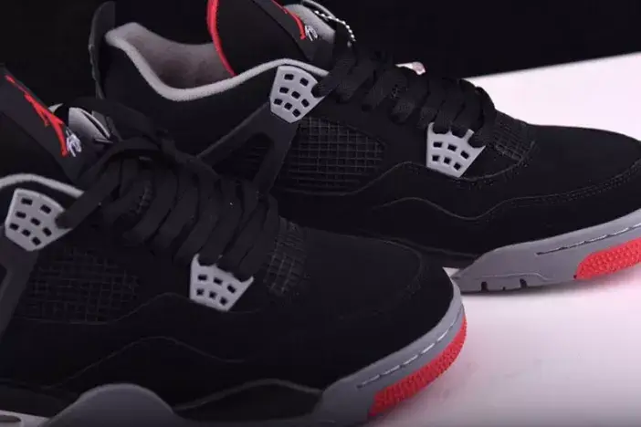 Jordan 4 Retro Black Cement 308497-089 Trendsetting 7209 
