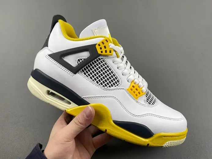 Jordan 4 Retro Vivid Sulfur (Women's)  AQ9129-101 Fashionable 9406 