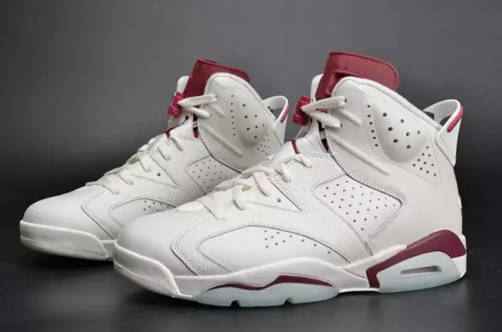 Jordan 6 Retro Maroon 384664-116 Efficient 2932 
