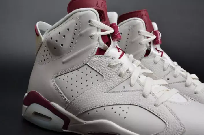 Jordan 6 Retro Maroon 384664-116 Efficient 2932 