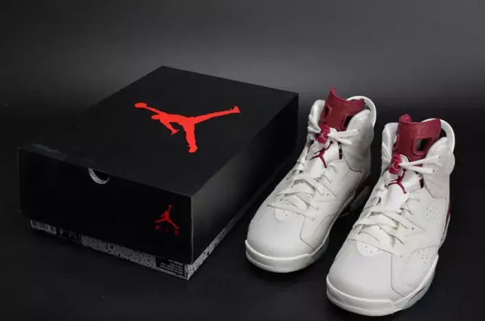Jordan 6 Retro Maroon 384664-116 Efficient 2932 