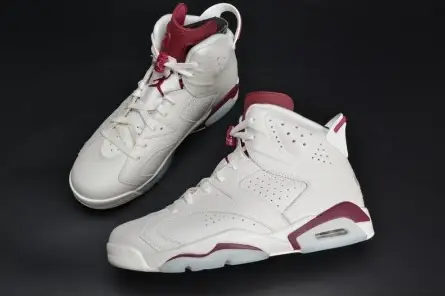Jordan 6 Retro Maroon 384664-116 Efficient 2932 