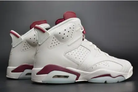 Jordan 6 Retro Maroon 384664-116 Efficient 2932 