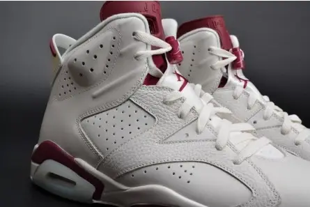 Jordan 6 Retro Maroon 384664-116 Efficient 2932 