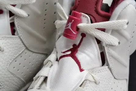 Jordan 6 Retro Maroon 384664-116 Efficient 2932 