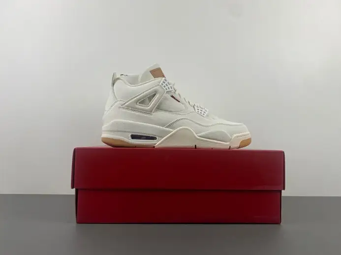 Levi's x Air Jordan 4 'White' AO2571-100 BestValue 244  DDCC1340
