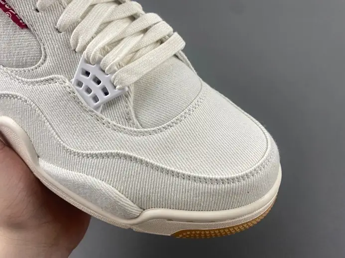 Levi's x Air Jordan 4 'White' AO2571-100 BestValue 244 