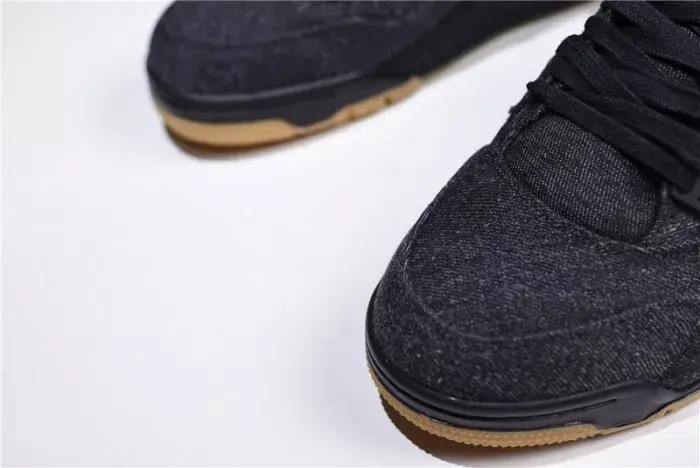 Levi's x Air Jordan 4 'black' AO2571-001 Breathable 8928  ECDAF388