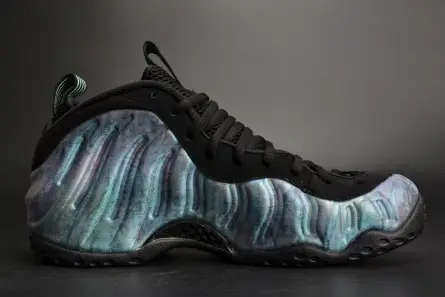 Lightweight 6999 Nike Air Foamposite One PRM "Abalone" Black Aurora Green mens 575420-009 