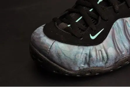 Lightweight 6999 Nike Air Foamposite One PRM "Abalone" Black Aurora Green mens 575420-009 