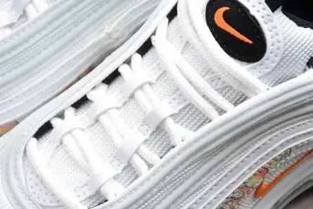 Minimalist 6058 Nike womens Air Max 97 white-orange flower 921733-101 