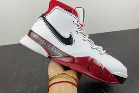 Modern 2222 Nike Kobe 1 Protro White Black Red (All-Star) AQ2728-102 