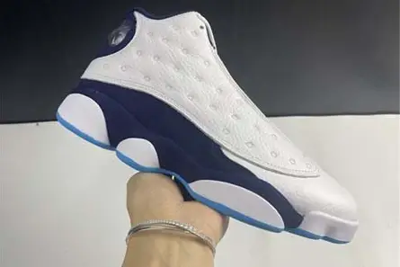 Modern 5520 Jordan 13 Retro Obsidian Powder Blue White 414571-144 