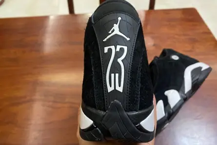 ModernLook 1134 Jordan 14 Retro Black White  487471-016 