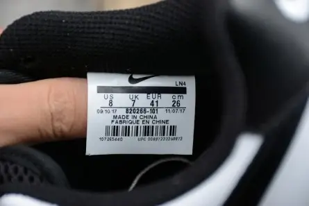NIKE AIR FORCE 1 LOW RETURNS white  black 820266-101 Flexible 5315 
