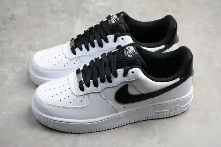 NIKE AIR FORCE 1 LOW RETURNS white  black 820266-101 Flexible 5315 