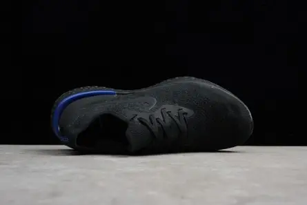 NIKE EPIC REACT FLYKNIT BLACK RACER BLUE AQ0067-004 Bright 3979 