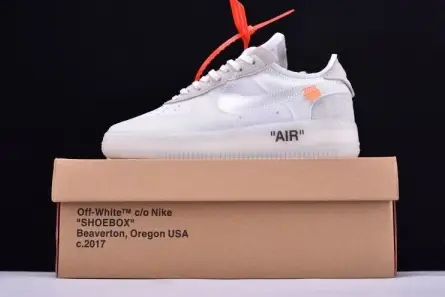 NewStyle 8360 NIKE AIR FORCE 1 LOW OFF-WHITE All White AO4606-100 