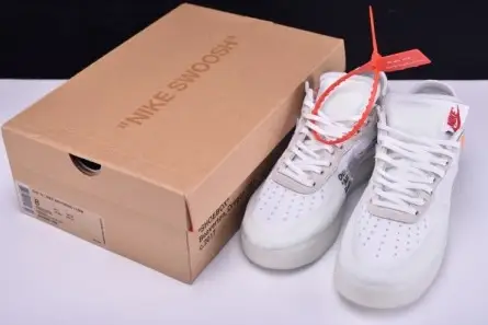 NewStyle 8360 NIKE AIR FORCE 1 LOW OFF-WHITE All White AO4606-100 