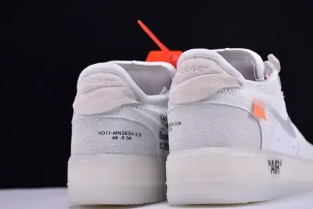 NewStyle 8360 NIKE AIR FORCE 1 LOW OFF-WHITE All White AO4606-100 
