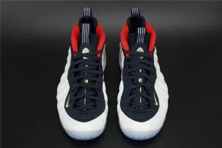 Nike Air Foamposite One "Olympic" University Red  white  mens 575420-400 Trendy 344 