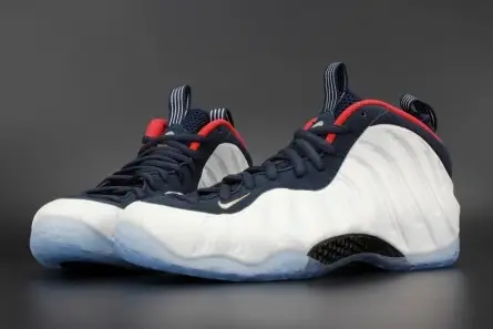 Nike Air Foamposite One "Olympic" University Red  white  mens 575420-400 Trendy 344 