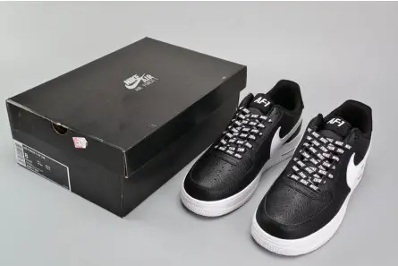 Nike Air Force 1 '07 LV8 823511-007 NBA Pack Black White  Shoes 823511-007 TopPick 7421 