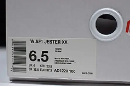 Nike Air Force 1 Jester XX Reimagined White Womens  AO1220-100 Durable 8416 
