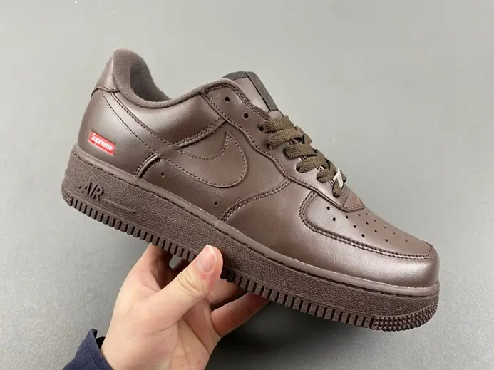 Nike Air Force 1 Low Supreme Baroque Brown CU9225-200 Breathable 216 