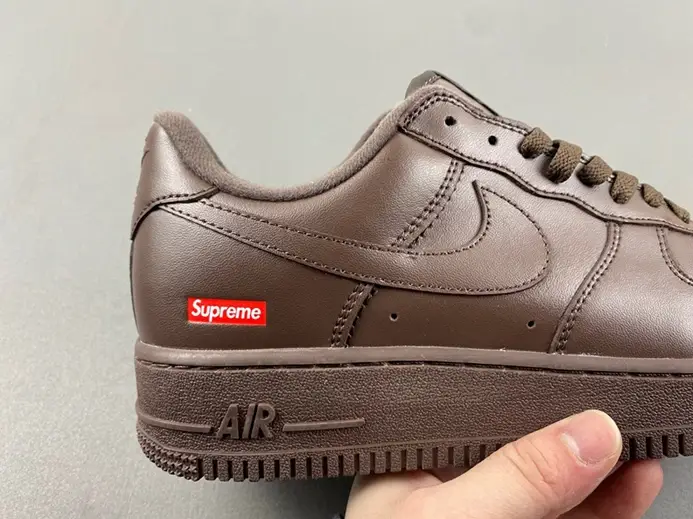 Nike Air Force 1 Low Supreme Baroque Brown CU9225-200 Breathable 216 