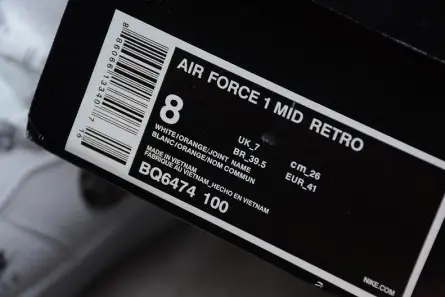 Nike Air Force 1 Mid Terra OrangeAR7719-101 DailyWear 4622 