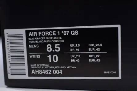 Nike Air Force 1 Racing All-Star AH8462-004 Cozy 8266 