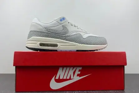 Nike Air Max 1 '87 Safari Summit White Phantom (Women's)  FB5059-100 Cozy 8971 