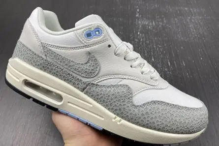 Nike Air Max 1 '87 Safari Summit White Phantom (Women's)  FB5059-100 Cozy 8971 