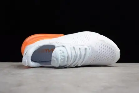 Nike Air Max 270 White Orange black AH8050-102 Breathable 4832 