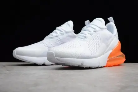 Nike Air Max 270 White Orange black AH8050-102 Breathable 4832  CBF478